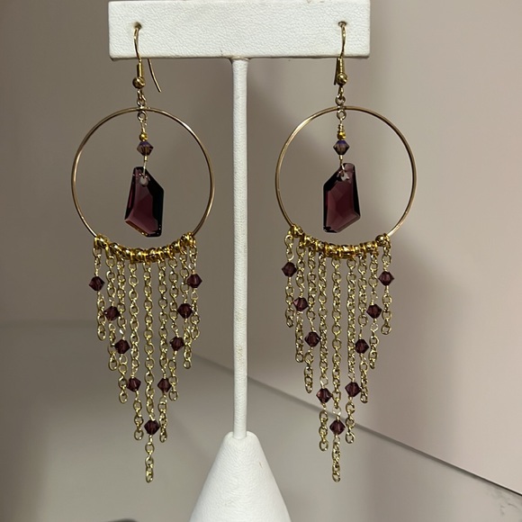 Swarovski Chandelier Earrings - Picture 2 of 3